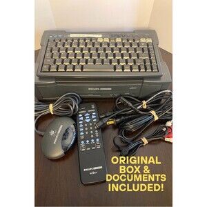 Vintage Philips Magnavox Internet WebTV Terminal MAT972 Complete w/box Untested